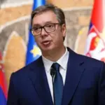 Передвиборчі пункти в Белграді, де Ана Брнабіч зробила заяву щодо конституційних змін